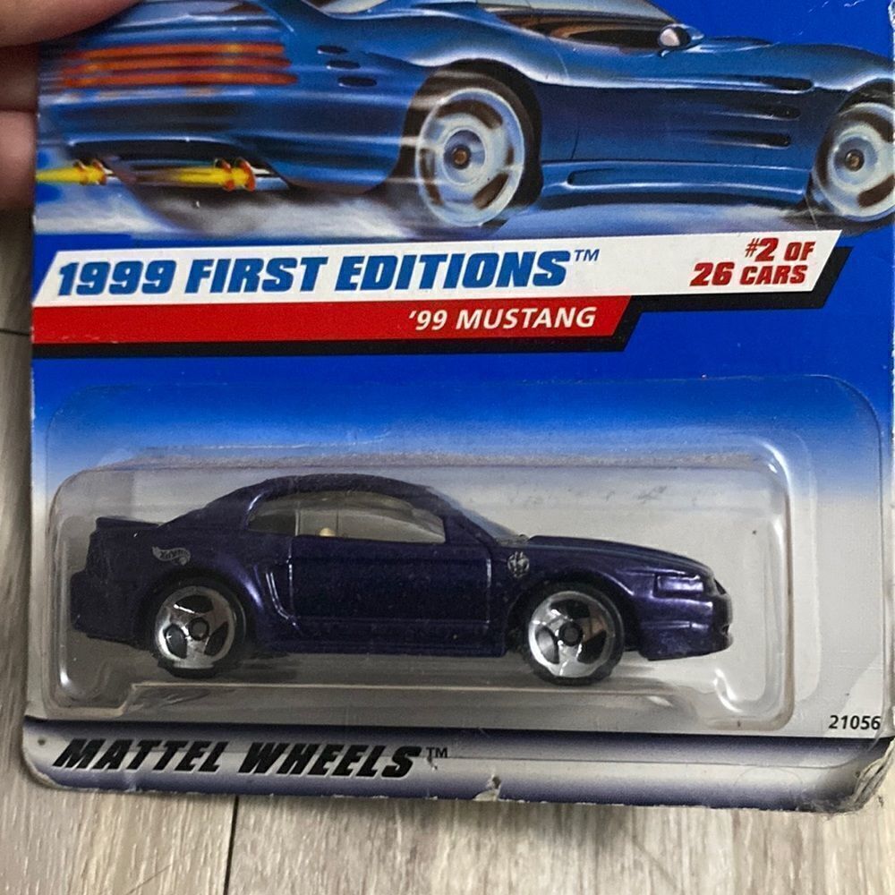 Hot Wheels vintage mustang metal die cast cars 90s nostalgia nwt toy cars - Picture 4 of 8